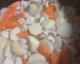 鶏里芋ごはん作り方8写真