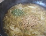 貧しい「五目」餡かけ焼きそば作り方10写真