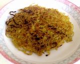 貧しい「五目」餡かけ焼きそば作り方11写真