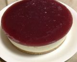 レアチーズケーキ(カシスゼリー乗せ)作り方11写真