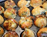 タコパーにぴったり！えびチー焼き作り方4写真