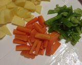ポテトと野菜ゴロゴロ☆オムレツ作り方1写真