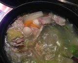 昆布だし☆白菜 豚 里芋 お腹満足スープ作り方3写真