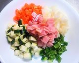 大人味のケチャップライス☀ズッキーニ作り方1写真