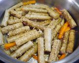 新ごぼうのごま酢煮作り方4写真