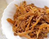 タコパーにぴったり!牛ごぼう佃煮焼き作り方2写真