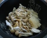 誰でも簡単しめじとえのきの炊き込みごはん作り方3写真