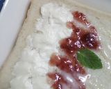 食パン・果物ソ—スと練乳＆クリームチ—ズ作り方1写真