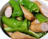簡単!万願寺唐辛子とキムチーズ焼き作り方3写真