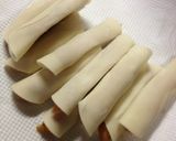 餃子の皮でウィンナー巻き作り方2写真