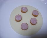 餃子の皮でマヨウィンナー焼き☆ポン酢でー作り方1写真