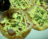 餃子の皮でマヨウィンナー焼き☆ポン酢でー作り方6写真