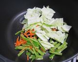 ポン酢で焼きうどん作り方1写真
