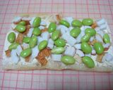 うす揚げに枝豆ちくわチーズ☆ポン酢でー作り方3写真