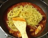 ササミ入り海鮮トマトパスタ♡作り方7写真