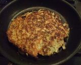 きのこたっぷりチーズお好み焼き作り方4写真