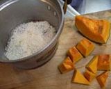 かぼちゃと小豆のお粥＊離乳食後期～完了期作り方2写真