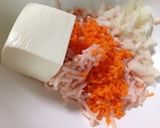 幼児食☆大好き野菜入り豆腐ハンバーグ作り方1写真