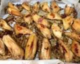 手羽中の醤油麹グリル作り方3写真