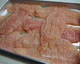 鶏ささみの赤柴漬けチーズ巻きフライ作り方3写真