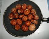 和栗の渋皮揚げ　シロップ漬け作り方2写真