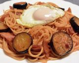 シンプルな甘辛味♪なすとベーコンのパスタ作り方6写真