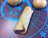さけるチーズとハムのロールパン。作り方8写真