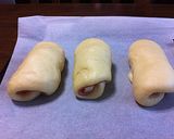 さけるチーズとハムのロールパン。作り方11写真