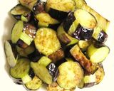 茄子と揚げ豆のピリ辛甘酢炒め作り方4写真
