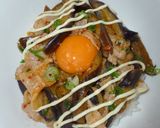 ✿豚バラとナスの豚キムチマヨがけ丼✿作り方8写真