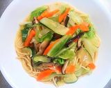 キャベツとズッキーニの中華スパゲッティ作り方10写真