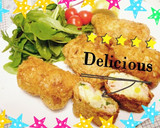 油揚げでサクサクのご飯がすすむメイン料理作り方4写真