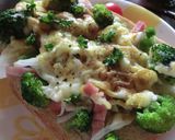 ベーコン×ブロッコリー　ソース味トースト作り方6写真