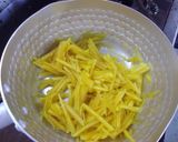 めっけもん♪簡単！麺つゆで柿のきんぴら風作り方2写真