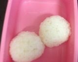 たまごっちキャラ弁 みらいっちくるるっち作り方1写真