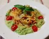アボガドクリーム都農トマトフィットチーネ作り方5写真