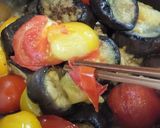 茄子・トマト・きのこのパスタ作り方6写真