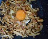 きのこ類、レタス入りバター風味焼き飯作り方8写真
