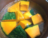 かぼちゃのそぼろ煮作り方1写真