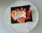 余った餃子の皮で　明太チーズ揚げ餃子作り方2写真