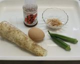 長イモのお月見サラダ作り方1写真