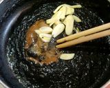なんちゃって　イカ墨　パスタ　スパゲティ作り方2写真