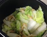 白菜とうす揚げの煮物甘め♪作り方4写真