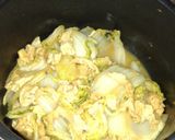 白菜とうす揚げの煮物甘め♪作り方5写真