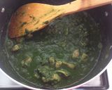 チキンサグカレー（ほうれん草カレー）作り方6写真