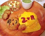 簡単可愛い♪オムライスdeねんねベビー作り方5写真