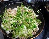 長芋と豚肉炒め作り方5写真