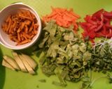 野菜たっぷり☆サラダうどん作り方2写真
