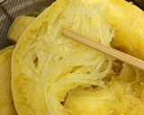 そうめんかぼちゃの胡麻マヨ和え♡作り方3写真