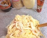そうめんかぼちゃの胡麻マヨ和え♡作り方6写真